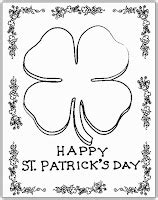 printable coloring pages  printable st patricks day
