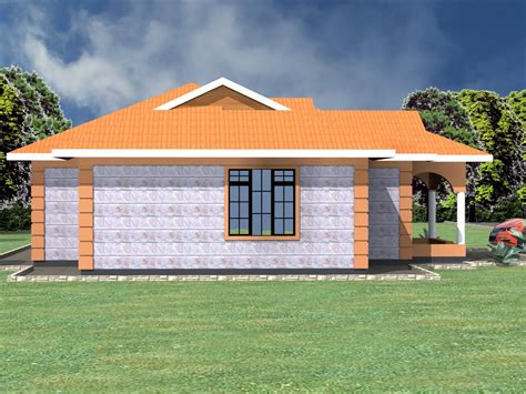 famous concept   cost simple  bedroom house plans  kenya