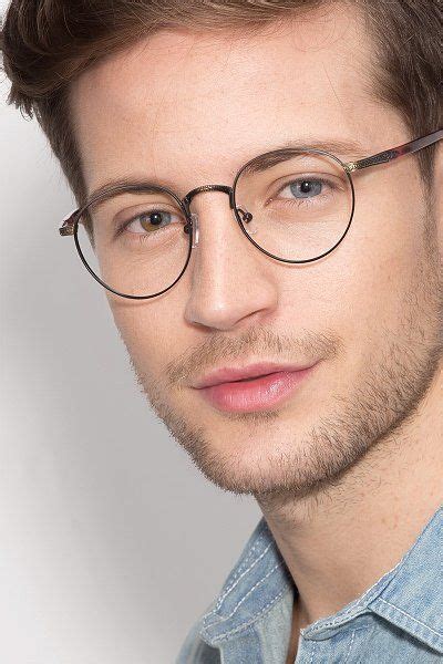fitzgerald fun round frames with luxe detail eyebuydirect mens