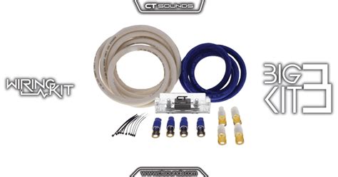 big  wiring kit  gauge wire kit ct sounds
