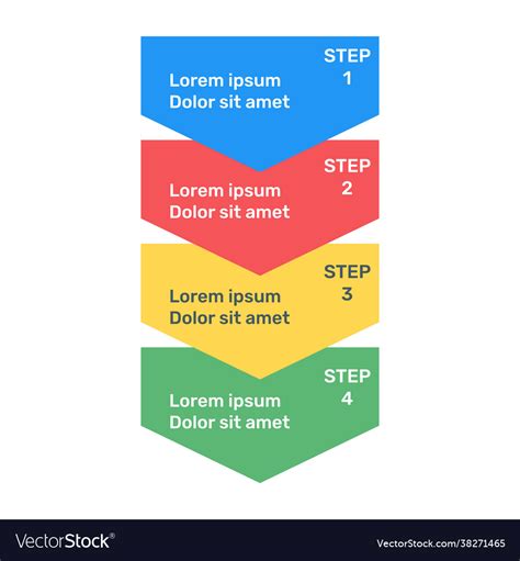 labels chart royalty  vector image vectorstock