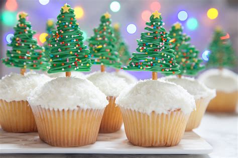 christmas cupcake ideas cut side down recipes for all