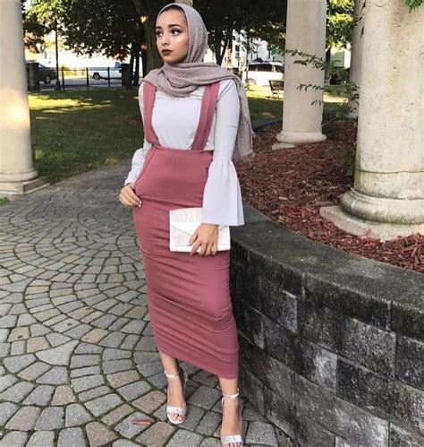 muslim fashion cotton knitted bodycon long maxi skirt islamic women