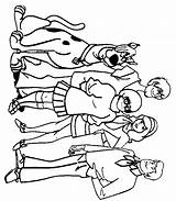 Scooby Doo Villains sketch template
