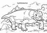 Lystrosaurus sketch template