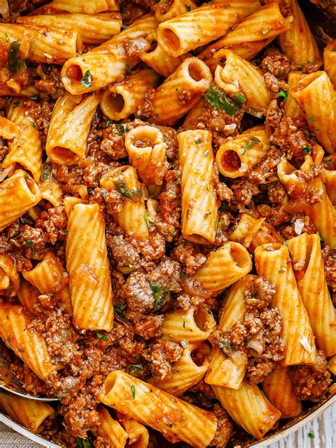 ground beef pasta recipe  tomato sauce beef ragu pasta recipe