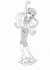 Coloring Draculaura Monster High Dead Tired Pages Sheet Printable Sheets sketch template