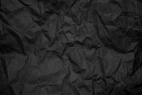 crumpled black paper texture picture  photograph  public domain