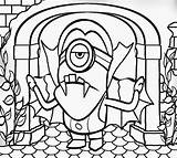 Vampire Minion Coloring Pages Print Color Kids sketch template