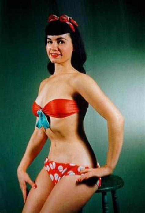 a collection of bettie page
