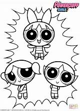 Powerpuff Girls Coloring Pages Drawing Printable Games sketch template