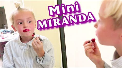 mini miranda takes   show youtube