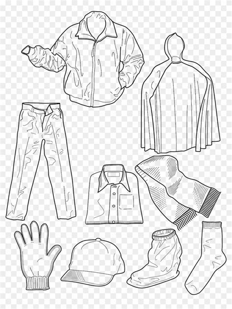 scarce spring clothes coloring pages winter clothing  thankful