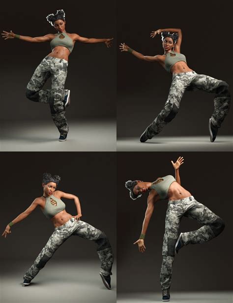 Capsces Hip Hop Poses And Expressions For Genesis 3 Female S 3d