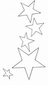 Star Clipart Shooting Stars Space Clip Cliparts Line Wikiclipart Library Pages Attribution Forget Link Don Clipground sketch template