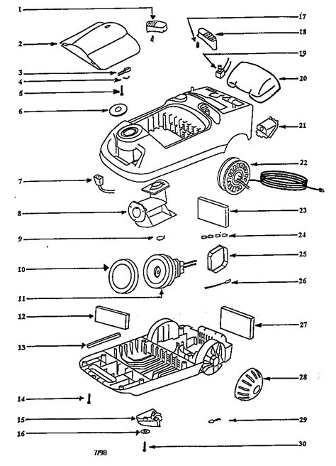 eureka vacuum cleaner parts model  sears partsdirect