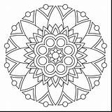 Coloring Pages Mandala Simple Sun Printable Moon Complex Kids Adult Print Year Getcolorings Olds Mandalas Getdrawings Fresh Colorings Color sketch template