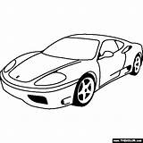 Ferrari 360 Coloring Modena 1999 Pages Thecolor F430 Online Template sketch template