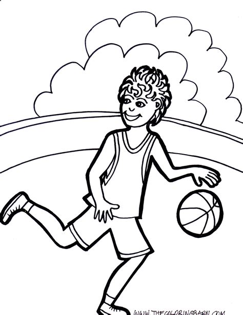 basketball coloring pages  printable coloring pages