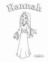 Coloring Pages Hannah Baby Kids Bible Prayer Samuel Story Clothes Color Belle Printable God Book Getcolorings Print Visit sketch template