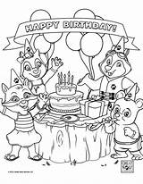 Coloring Wolf Birthday Lodge Great Pages Kids Colouring Party Sheets sketch template