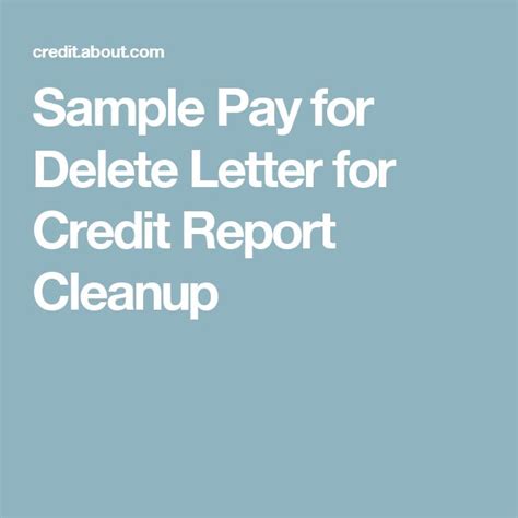 send  pay  delete letter   easy template credit