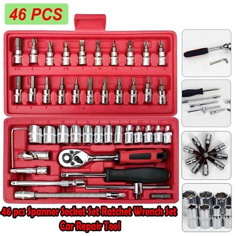 high quality pcsset tool box car motorcycle repair set hand tools home service motor diy