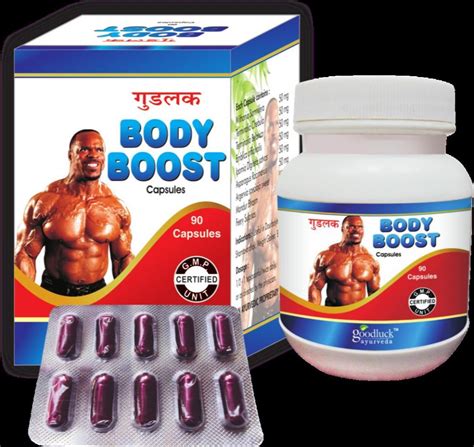 goodluck ayurveda body boost capsules packaging size  loose