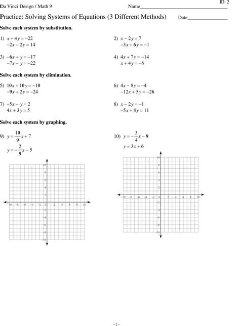 grade  math linear equation worksheets algebra  worksheets word