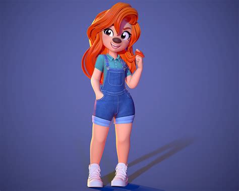Touched Up My Old Model Of Roxanne And Did An Alternate Outfit She’s