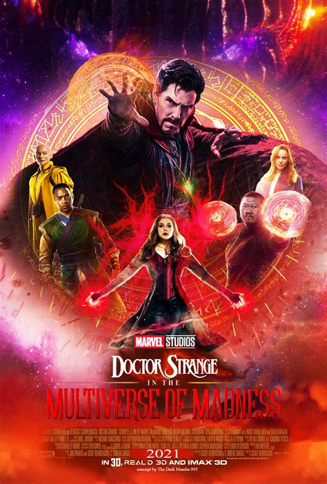 doctor strange   multiverse  madness poster   dark mamba
