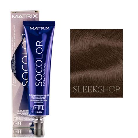matrix socolor extra coverage full  grey coverage permanent cream hair color dye