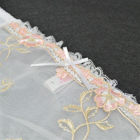 unpadded floral sheer bra lace bralette sexy lingerie plus size panties