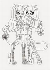 Monster High Coloring Pages Printable Filminspector sketch template