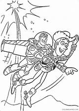 Coloring Pages Buzz Woody Coloring4free Toy Story Flying Related Posts Printable sketch template