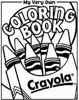 Coloring Crayola Pages Crayon Cover Popular Book sketch template