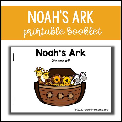 noahs ark printable booklet laptrinhx news