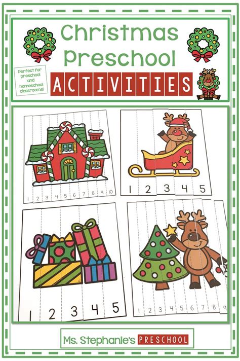 christmas preschool activities preschool christmas activities