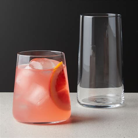contemporary drinkware and bar cb2 unique drinking glasses