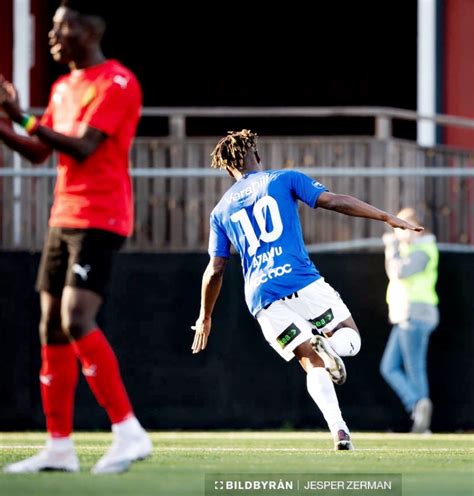 abdul safiu fatawu on target for trelleborgs ff against