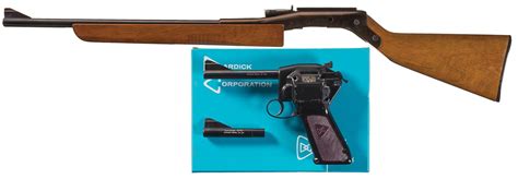dardick  auto revolver  carbine unit  box rock island auction
