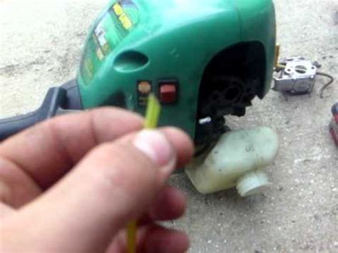replace trimmer fuel lines youtube