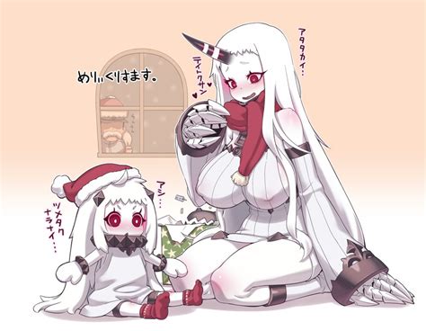 admiral northern ocean hime and seaport hime kantai collection
