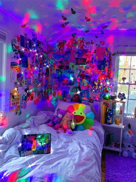 neon room chill room room inspiration bedroom