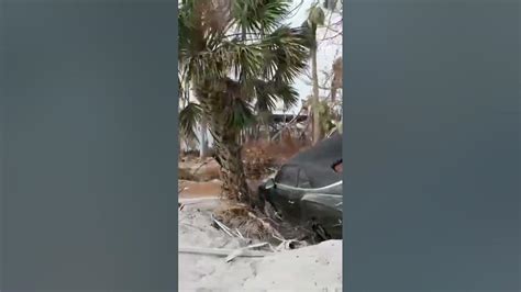 drone footage shows sanibel island  weeks post hurricane ian youtube