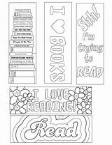 Bookmarks Bookmarker Ai Libraries Colorier Separadores Separador Signet Lesezeichen Cardstock Signets sketch template