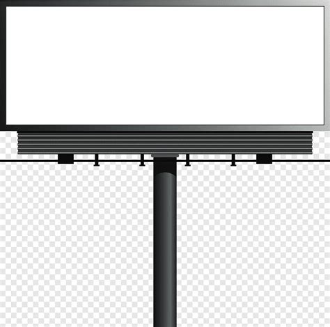 black billboard illustration billboard advertising outdoor billboard angle rectangle png