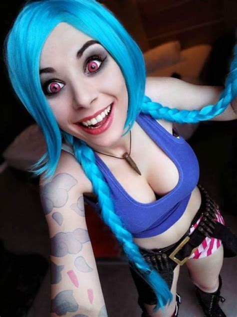 adorable jinx cosplay from league of legends digital crack network