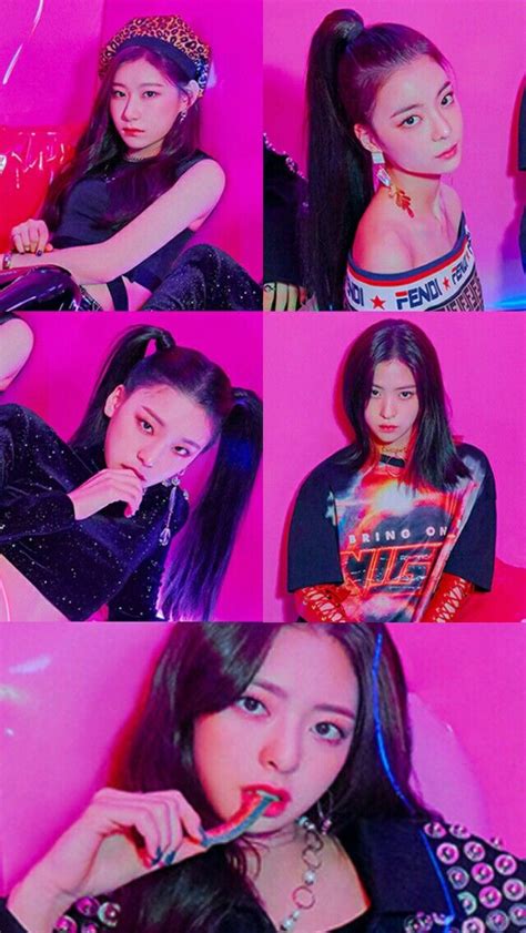 itzy wallpaper chaeryeong lia ryujin yeji yuna kpop itzy papel