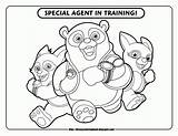 Coloring Pages Disney Agent Special Junior Oso Jr Printable Print Color Cross Secret Henry Sheets Character Cruise Stations Hugglemonster Doc sketch template